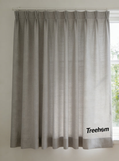 【Treehom Linen-Cotton Window Curtain】—— Natural Serenity for Your Living Space