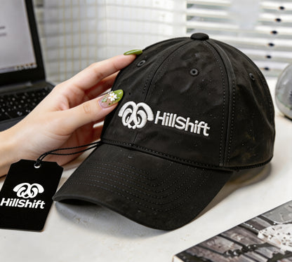 HillShift Unisex Baseball Cap, Quick Dry Lightweight Dad Hat with 3D Embroidery Logo, Adjustable Outdoor Sports Trucker Hat for Men Women