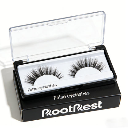 【RootRest Wispy False Eyelashes】—— Elevate Your Eye Makeup with Bold, Natural Glamour