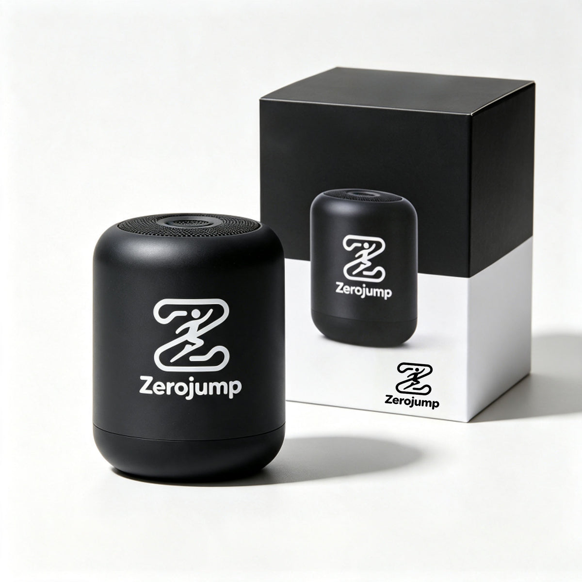 Zerojump Portable Bluetooth Speaker, Small Compact Wireless Loud‑Speaker, Enhanced Bass Mini Outdoor Speaker for Home, Travel & Party