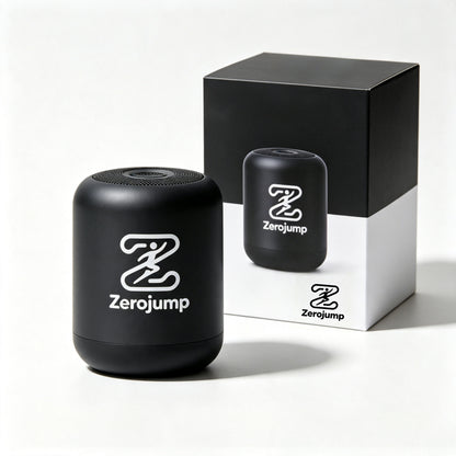 Zerojump Portable Bluetooth Speaker, Small Compact Wireless Loud‑Speaker, Enhanced Bass Mini Outdoor Speaker for Home, Travel & Party