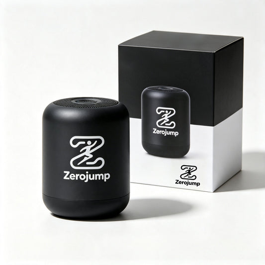 Zerojump Portable Bluetooth Speaker, Small Compact Wireless Loud‑Speaker, Enhanced Bass Mini Outdoor Speaker for Home, Travel & Party