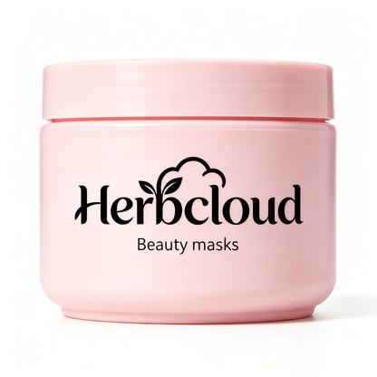Herbcloud Hydrating Facial Beauty Mask, Deep Nourishing Moisturizing Face Mask for Dry & Dull Skin, Soothing Skincare Mask for All Skin Types