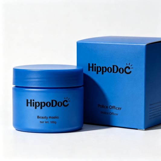 HippoDoC Hydrating Facial Beauty Mask, All-in-One Gentle Skin Care Mask For Dry Dull Skin, Deep Moisturizing Soothing Facial Treatment Mask For Daily At-Home Skincare