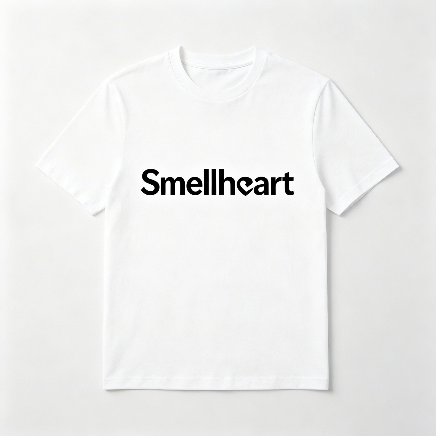 Smellheart Crew Neck Short Sleeve T-Shirt, Casual Soft Cotton Basic Tee, Fashion Loose Fit Everyday Summer Top