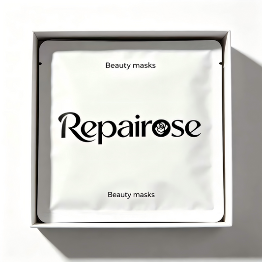 Repairose Hydrating & Repairing Beauty Masks - 6 Sheets, Deep Moisturizing, Calming & Soothing, Anti-Aging Face Masks for Sensitive & Dry Skin