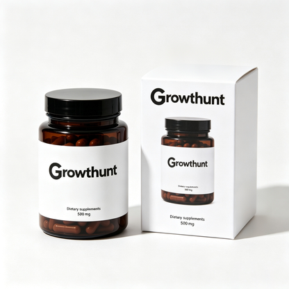 Growthunt Dietary Supplements Capsules 500mg, Daily Nutritional Support Supplement for Men & Women, Easy-to-Swallow Oral Capsules for Everyday Wellness