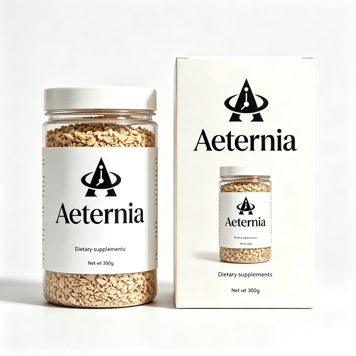 Aeternia Daily Dietary Supplement Granules, Natural Nutrition Support Supplement for Daily Body Care, 300g Jar
