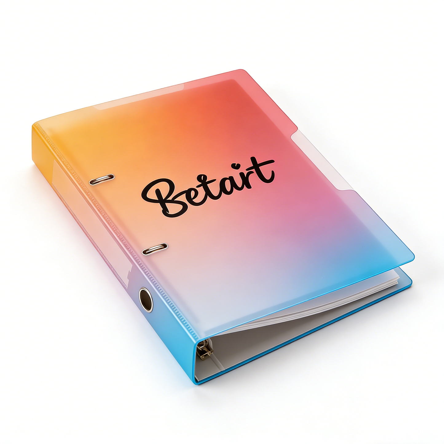 【Betart Gradient 2-Ring File Folder】—— Stylish & Practical Organization for Documents & Creativity