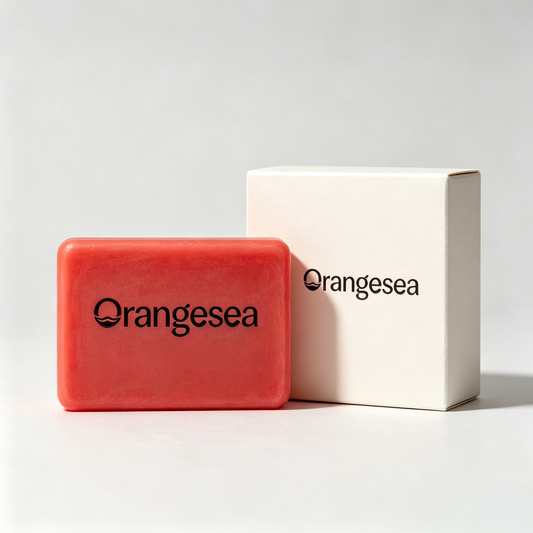 Orangesea Natural Moisturizing Bath Soap Bar, Gentle Hydrating Cleansing Toilet Soap for Face Body Hands, Long Lasting Fresh Scent Soap for All Skin Types