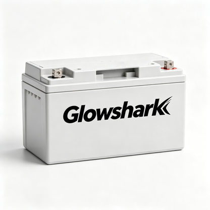 Glowshark Maintenance Free Sealed Lead Acid SLA Battery, Long Cycle Life 12V Recharge Storage Battery for RV Camping Solar Power System Alarm Security
