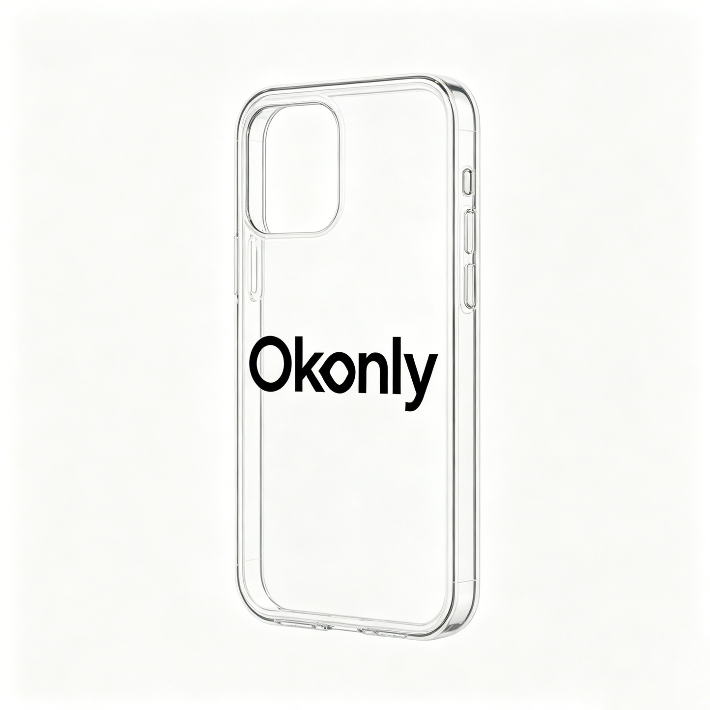 Okonly Clear Shockproof Phone Case, Slim Transparent Protective Cell Phone Cover, Anti-Yellow Soft TPU Bumper Case for Smartphone Daily Protection
