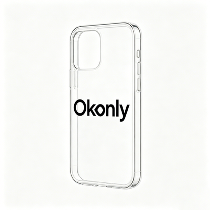 Okonly Clear Shockproof Phone Case, Slim Transparent Protective Cell Phone Cover, Anti-Yellow Soft TPU Bumper Case for Smartphone Daily Protection