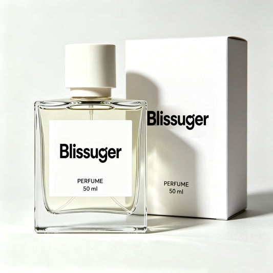 Blissuger Minimalist Square Bottle Women Perfume, Light Daily Wear Fragrance Long Lasting Subtle Scent for Office & Dating
