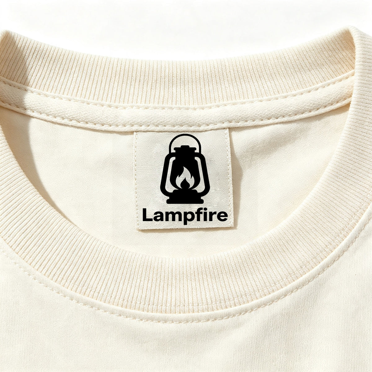 Lampfire Basic Crew Neck T‑Shirt, Premium Cotton Short Sleeve Tee, Lightweight Comfort Casual Shirts for Daily Wear & Outdoor Activities