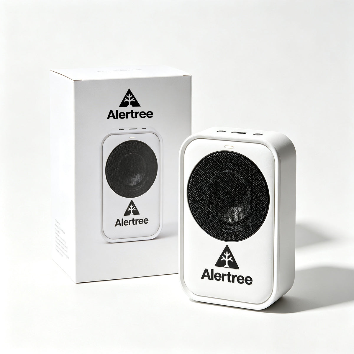 Alertree Personal Stereo Portable Bluetooth Speaker, Compact Desktop Wireless Stereo Speaker, Clear Sound Mini Speaker for Home Bedroom Office Travel Use