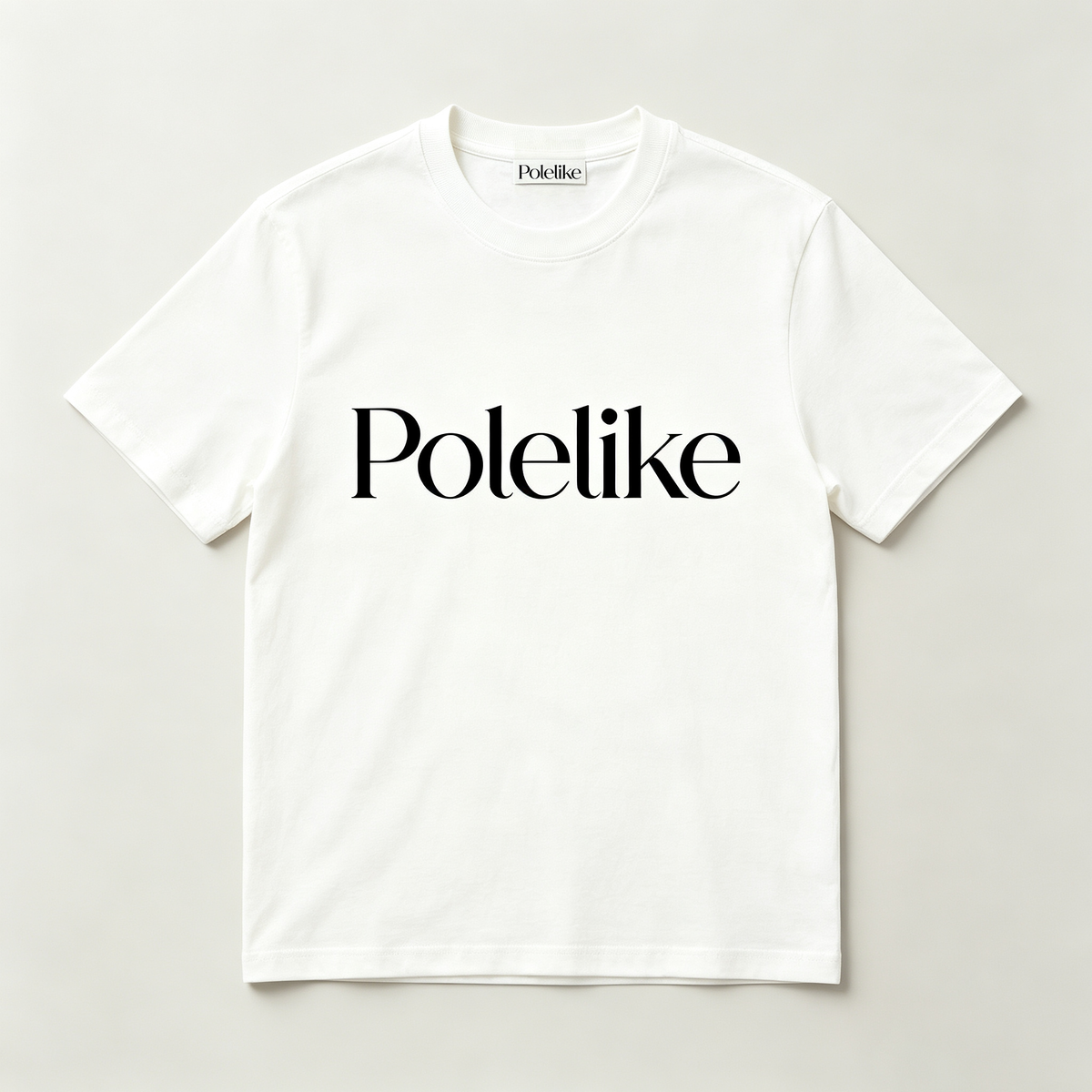 Polelike Short‑Sleeve Crew Neck T‑Shirt, Casual Classic‑Fit Everyday Tee, Soft Breathable Cotton Tops for Men & Women, Basic Summer Shirts for Daily Wear
