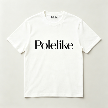 Polelike Short‑Sleeve Crew Neck T‑Shirt, Casual Classic‑Fit Everyday Tee, Soft Breathable Cotton Tops for Men & Women, Basic Summer Shirts for Daily Wear