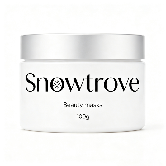 Snowtrove Hydrating Brightening Beauty Mask, Deep Moisturizing Facial Mask for Dull Dry Skin, Pore Refining Overnight Face Mask for All Skin Types