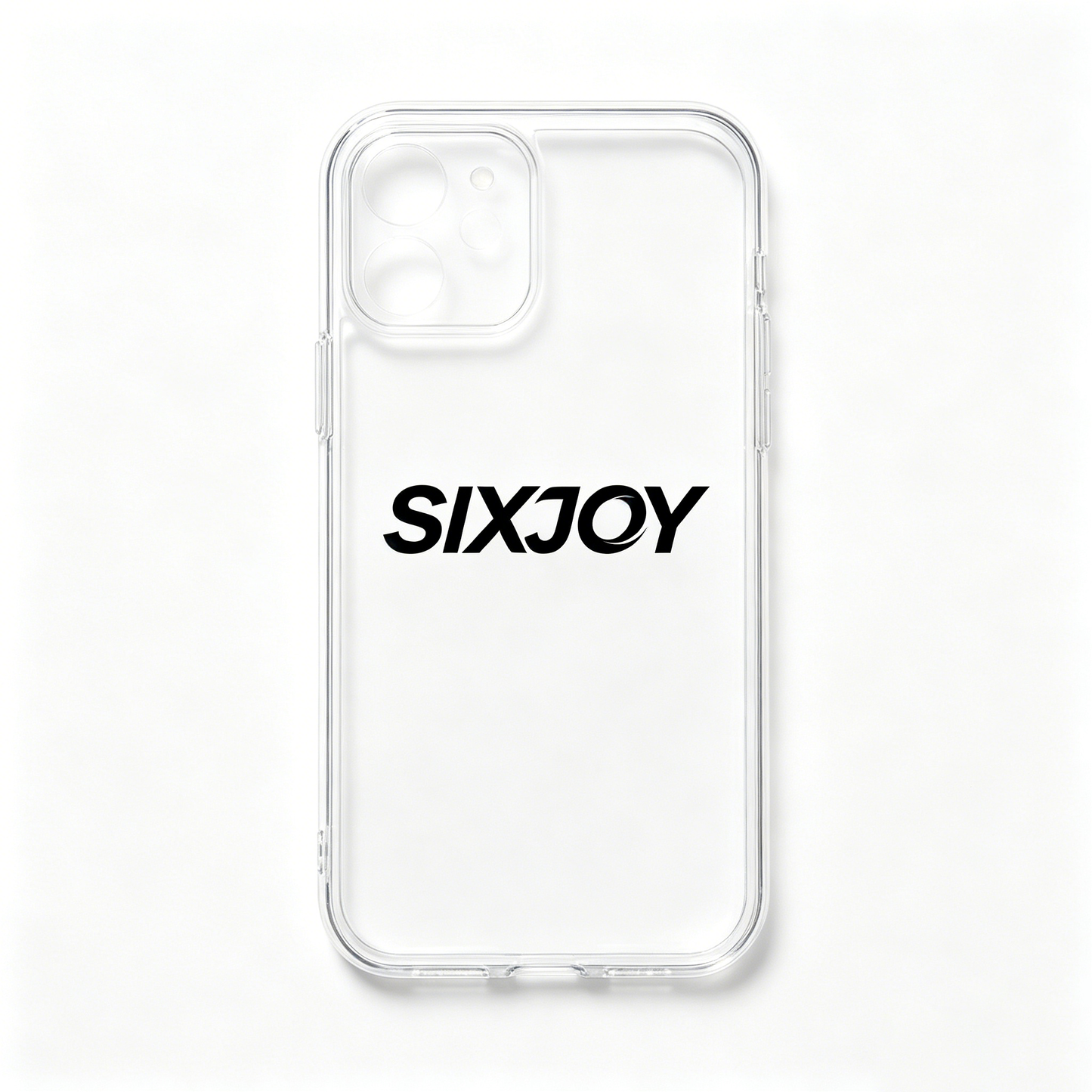 SIXJOY Clear Shockproof Phone Case, Transparent Slim Soft TPU Protective Cover, Anti-Yellow Thin Cell Phone Case for iPhone Daily Use