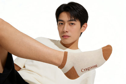 【Cragoose Two-Tone Ankle Socks】—— Comfort & Style for Everyday Wear
