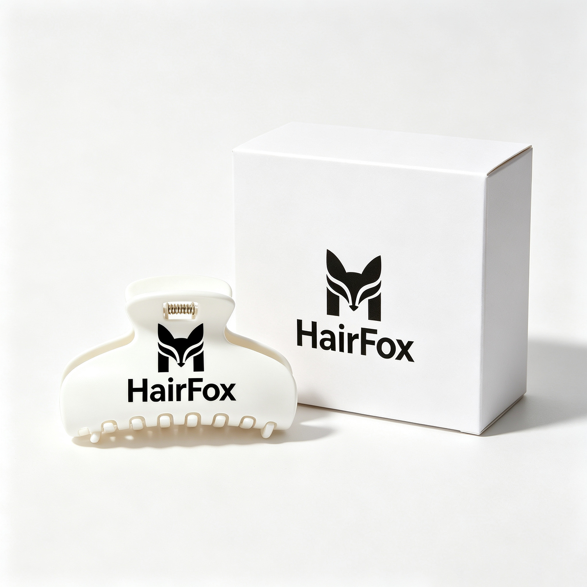 HairFox Large Hair Claw Clip, Non‑Slip Strong Hold Matte Hair Claw for Thick & Long Hair, Women Hair Barrettes