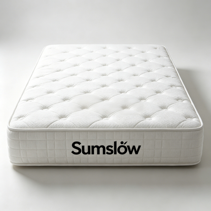 Sumslow Memory Foam Hybrid Mattress, Medium Firm Support, Pressure Relief, Motion Isolation