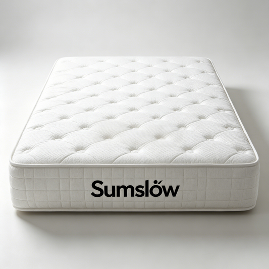 Sumslow Memory Foam Hybrid Mattress, Medium Firm Support, Pressure Relief, Motion Isolation
