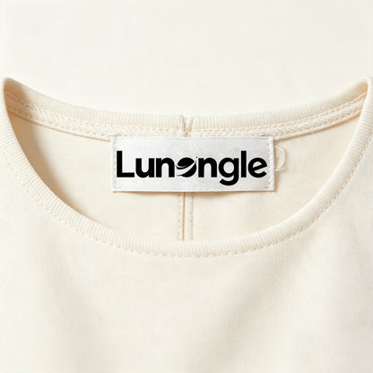 Lunangle Women Short Sleeve Crew Neck Sheath Mini Dress, Elegant Solid White Formal Office Work Dress Slim Fit Business Casual Short Dresses