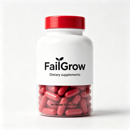 FailGrow Dietary Supplement Capsules, All-Natural Herbal Supplement, Support Daily Wellness, Non-GMO, Gluten Free