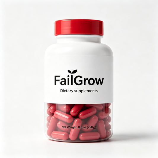 FailGrow Dietary Supplement Capsules, All-Natural Herbal Supplement, Support Daily Wellness, Non-GMO, Gluten Free