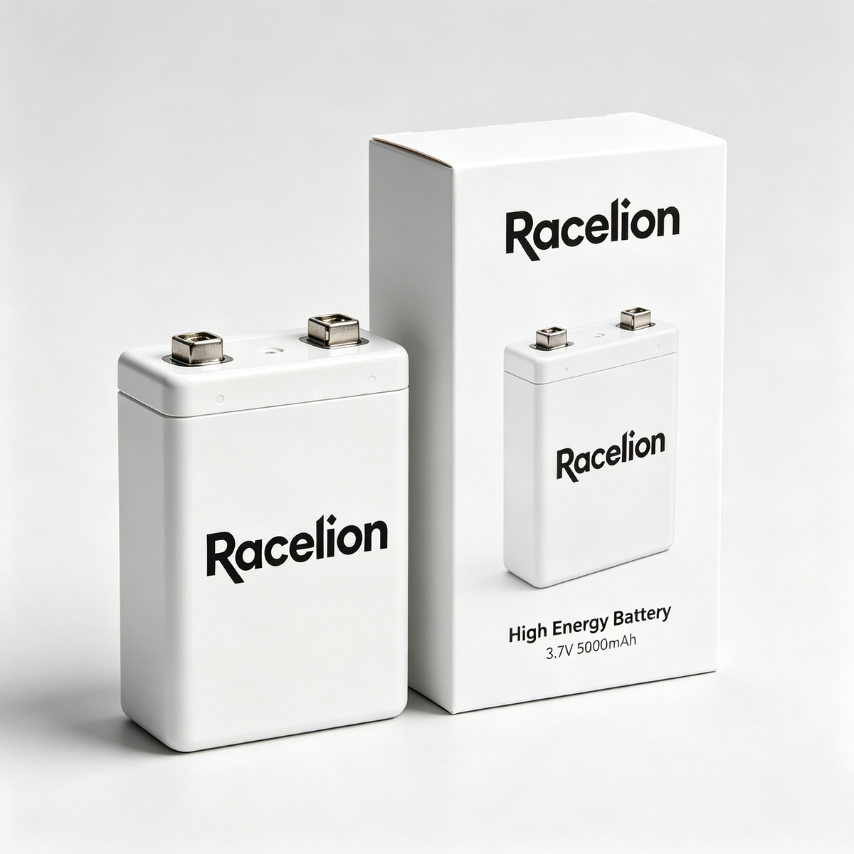 Racelion Rechargeable Lithium‑ion Battery Pack, High‑Energy Replacement Battery with Terminal Connectors for Electronic Devices