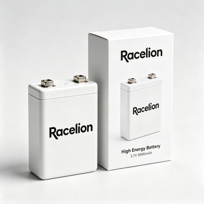 Racelion Rechargeable Lithium‑ion Battery Pack, High‑Energy Replacement Battery with Terminal Connectors for Electronic Devices