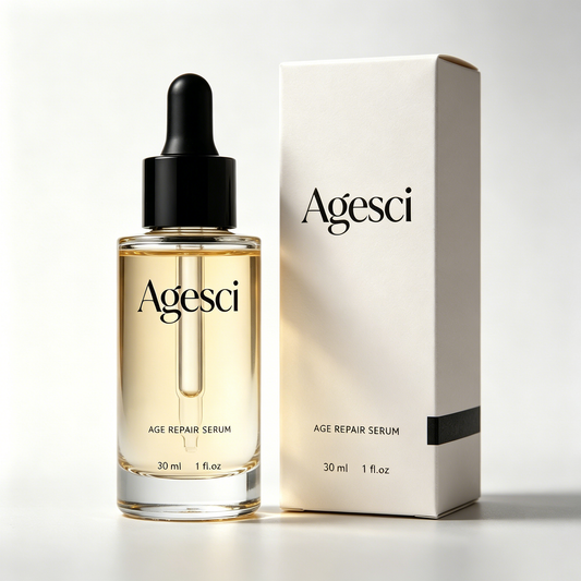 Agesci Anti-Aging Age Repair Facial Serum, Deep Hydration Skin Renewing Serum to Smooth Uneven Tone & Minimize Pores