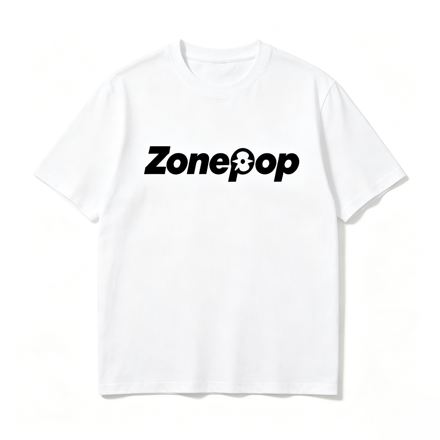 Zonepop Classic Letter Graphic Crew Neck Short Sleeve T-Shirt, Casual Loose Fit Basic Tee, Everyday Lightweight Top