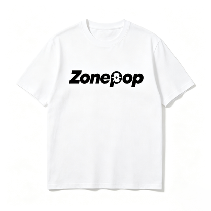Zonepop Classic Letter Graphic Crew Neck Short Sleeve T-Shirt, Casual Loose Fit Basic Tee, Everyday Lightweight Top