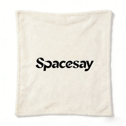 【Spacesay Plush Throw Blanket】—— Cozy Comfort for Every Quiet Moment