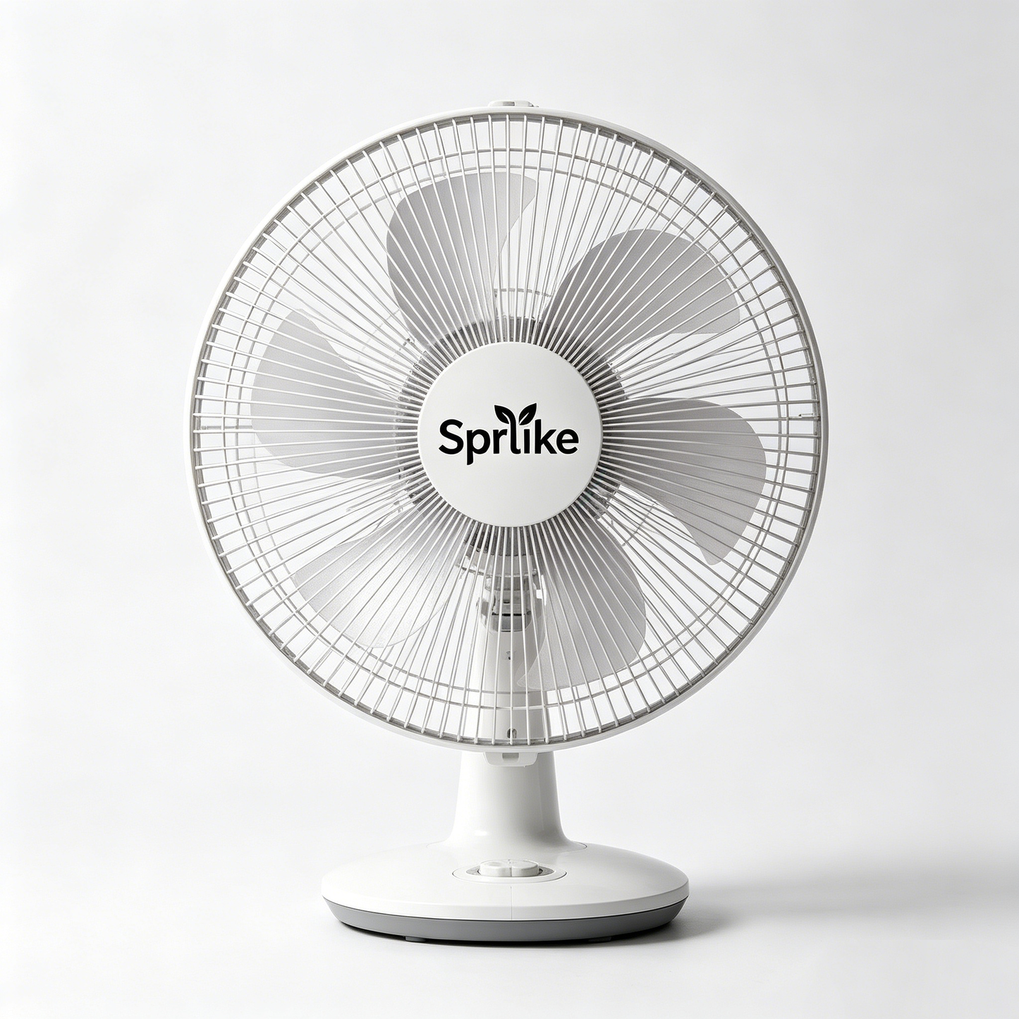 Sprlike Table Electric Fan, 6 Blades Quiet Adjustable Desk Fan, 3 Speed Control Tiltable Personal Cooling Fan for Bedroom Office Dorm Home