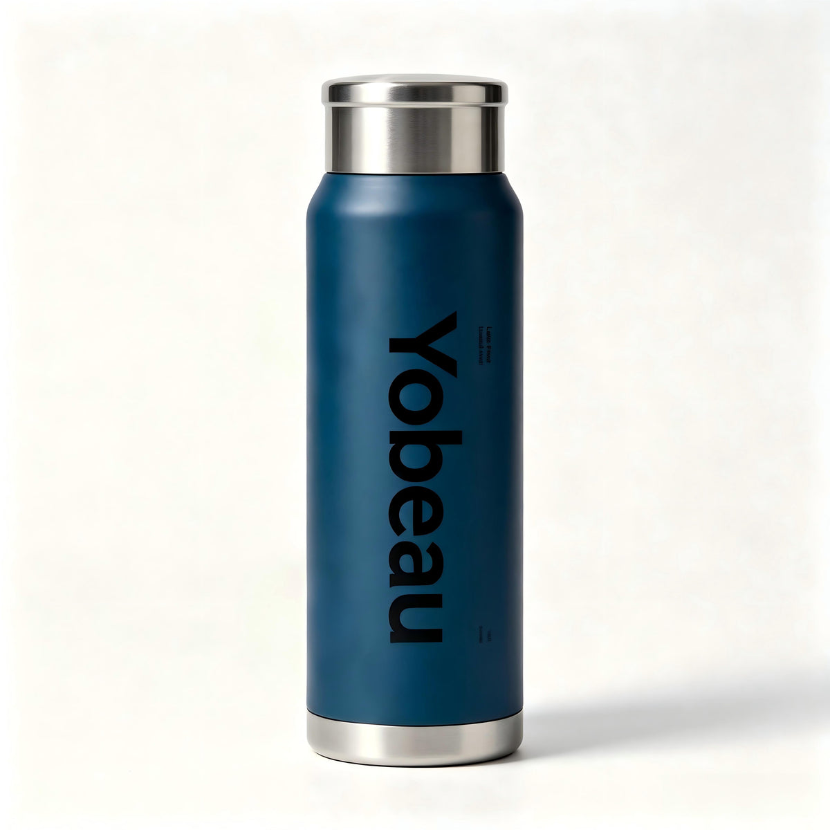 Yobeau Insulated Stainless Steel Water Bottle, Double Wall Vacuum Insulated Travel Mug, Leak Proof Reusable Thermos for Outdoor, Gym and Daily Use