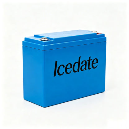 Icedate Rechargeable Sealed Lead Acid Battery, High Performance Deep Cycle SLA Battery, Maintenance Free Replacement Battery for Power Systems, Scooter, UPS, Solar Equipment