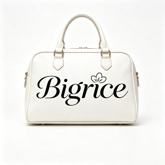 Bigrice Women’s Classic Boston Handbag, Soft Faux Leather Top Handle Satchel Bag, Spacious Daily Work Travel Shoulder Tote Purse for Ladies