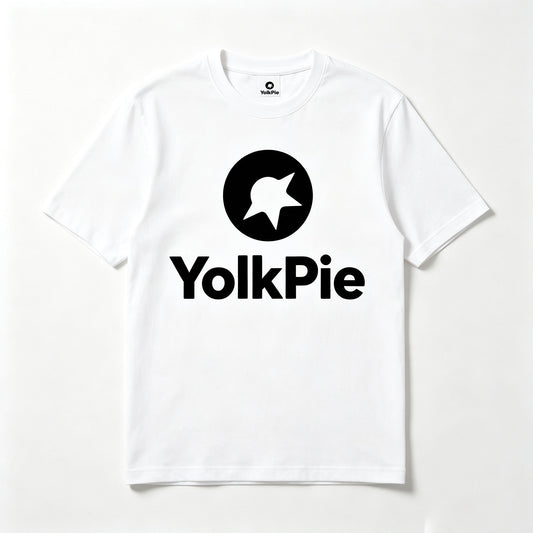 YolkPie Classic Short‑Sleeve Crew Neck T‑Shirt, Casual Everyday Basic Tee, Soft Breathable Cotton Tops