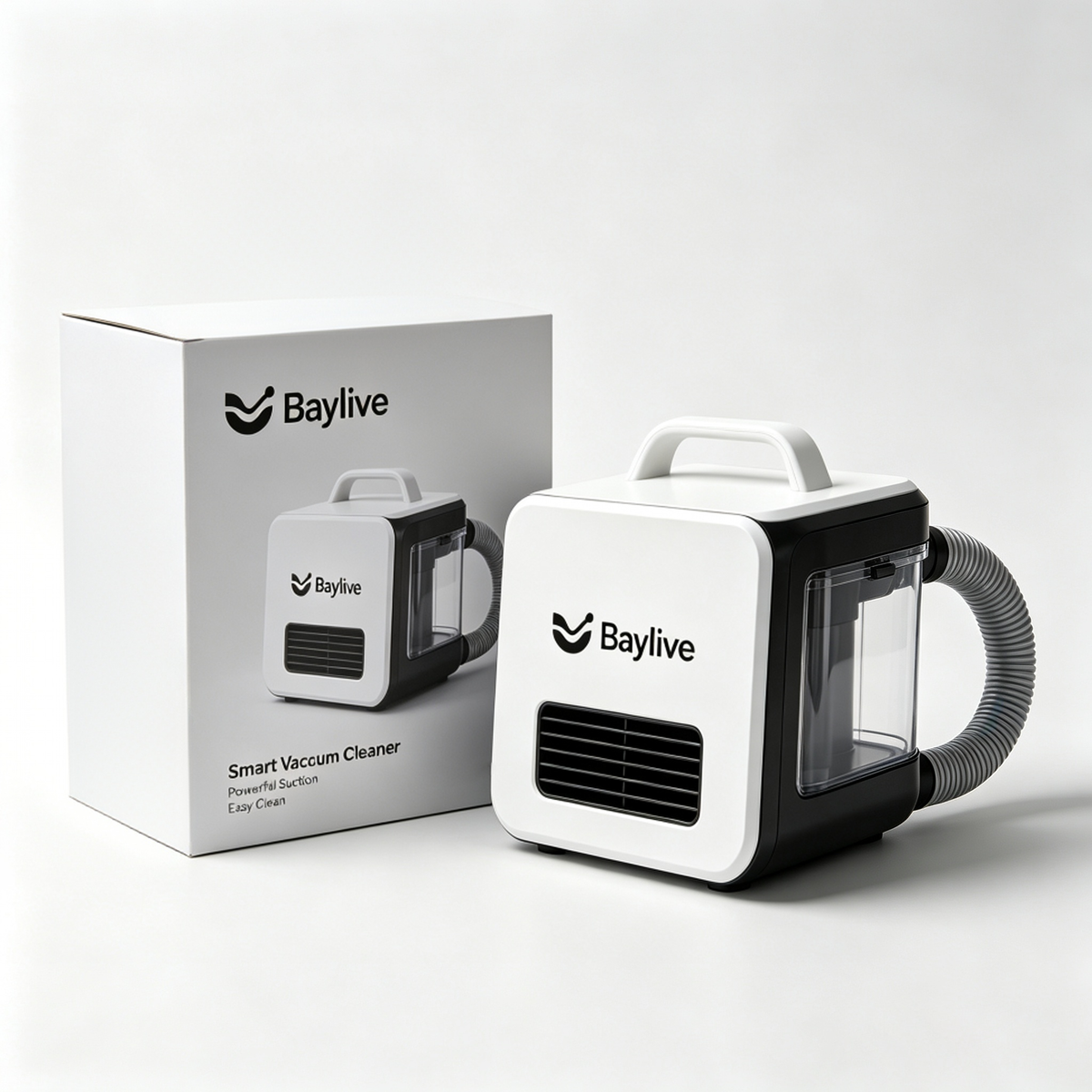 Baylive Compact Handheld Electric Vacuum Cleaner, Lightweight Multi‑Purpose Spot Cleaner, Easy‑Empty Dust Bin for Household & Automotive Deep Cleaning