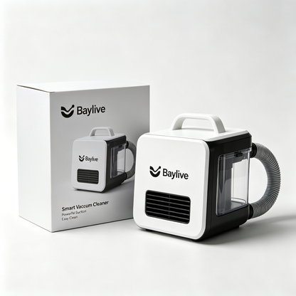 Baylive Compact Handheld Electric Vacuum Cleaner, Lightweight Multi‑Purpose Spot Cleaner, Easy‑Empty Dust Bin for Household & Automotive Deep Cleaning