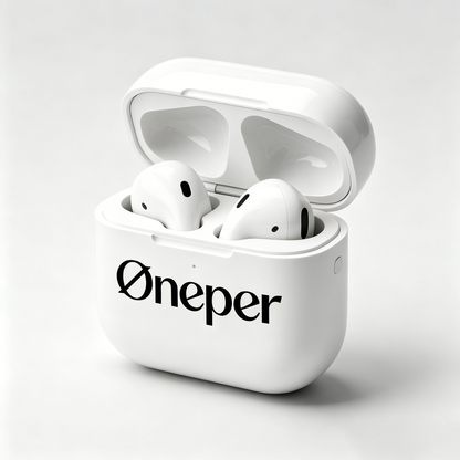 Oneper Wireless Earbuds, Bluetooth 5.3 Wireless Earphones with Charging Case, Stereo Deep Bass Noise Isolation Headphones, Touch Control Waterproof In-Ear Headset for Sports Work Travel