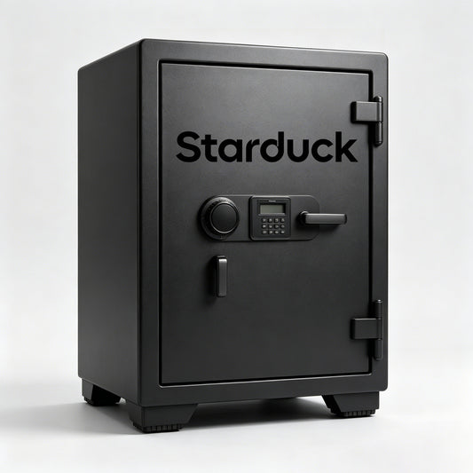 Starduck Digital Security Safe Box, Heavy Duty Steel Fireproof Safe with Electronic Keypad Lock, Home Office Money Document Jewelry Storage Safe Cabinet