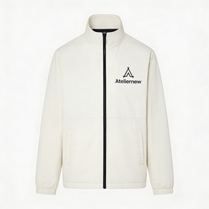 【Ateliernew Stand Collar Zip-up Jacket】—— Versatile & Functional Casual Outerwear
