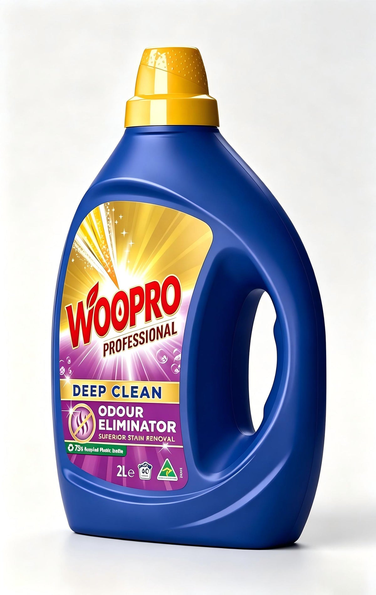 WOOPRO Professional Liquid Laundry Detergent, Deep Clean Odor Eliminator, Powerful Stain Remover, Long Lasting Fragrance, 40 Loads