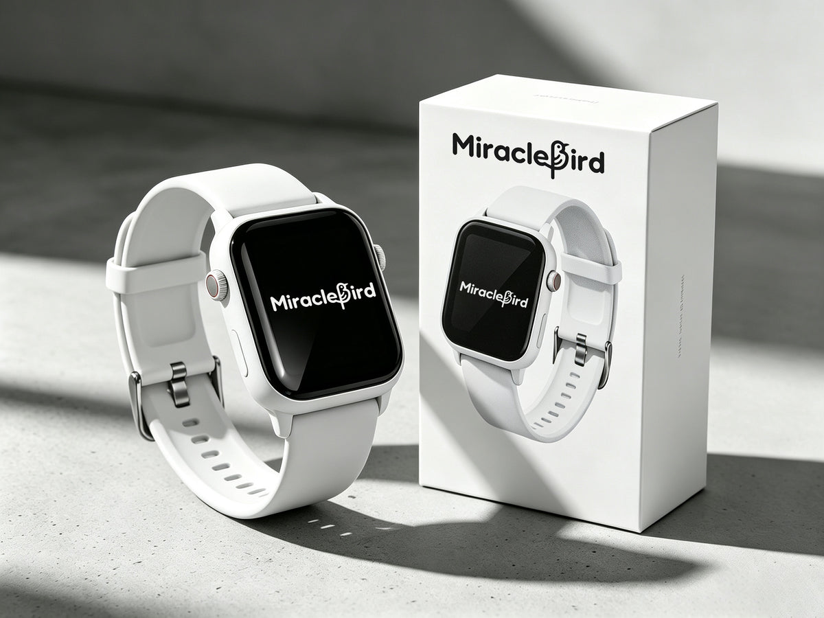 MiracleBird Smart Watch, Fitness Tracker with Heart Rate Sleep Monitor, Full Touch Screen Smartwatch for Android and iOS Phones, IP67 Waterproof Smart Watch for Men Women