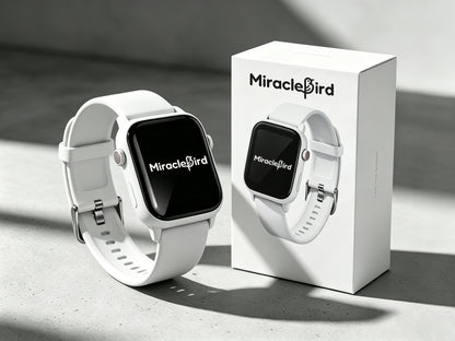 MiracleBird Smart Watch, Fitness Tracker with Heart Rate Sleep Monitor, Full Touch Screen Smartwatch for Android and iOS Phones, IP67 Waterproof Smart Watch for Men Women